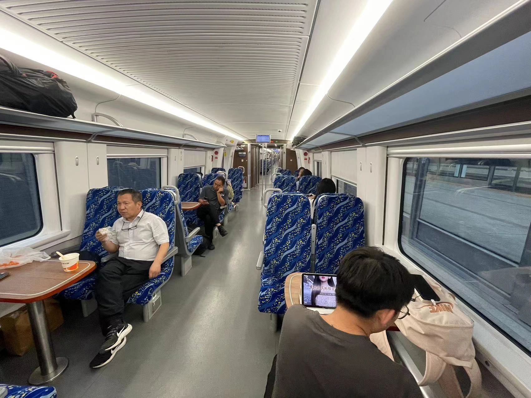 Settle into the carriage